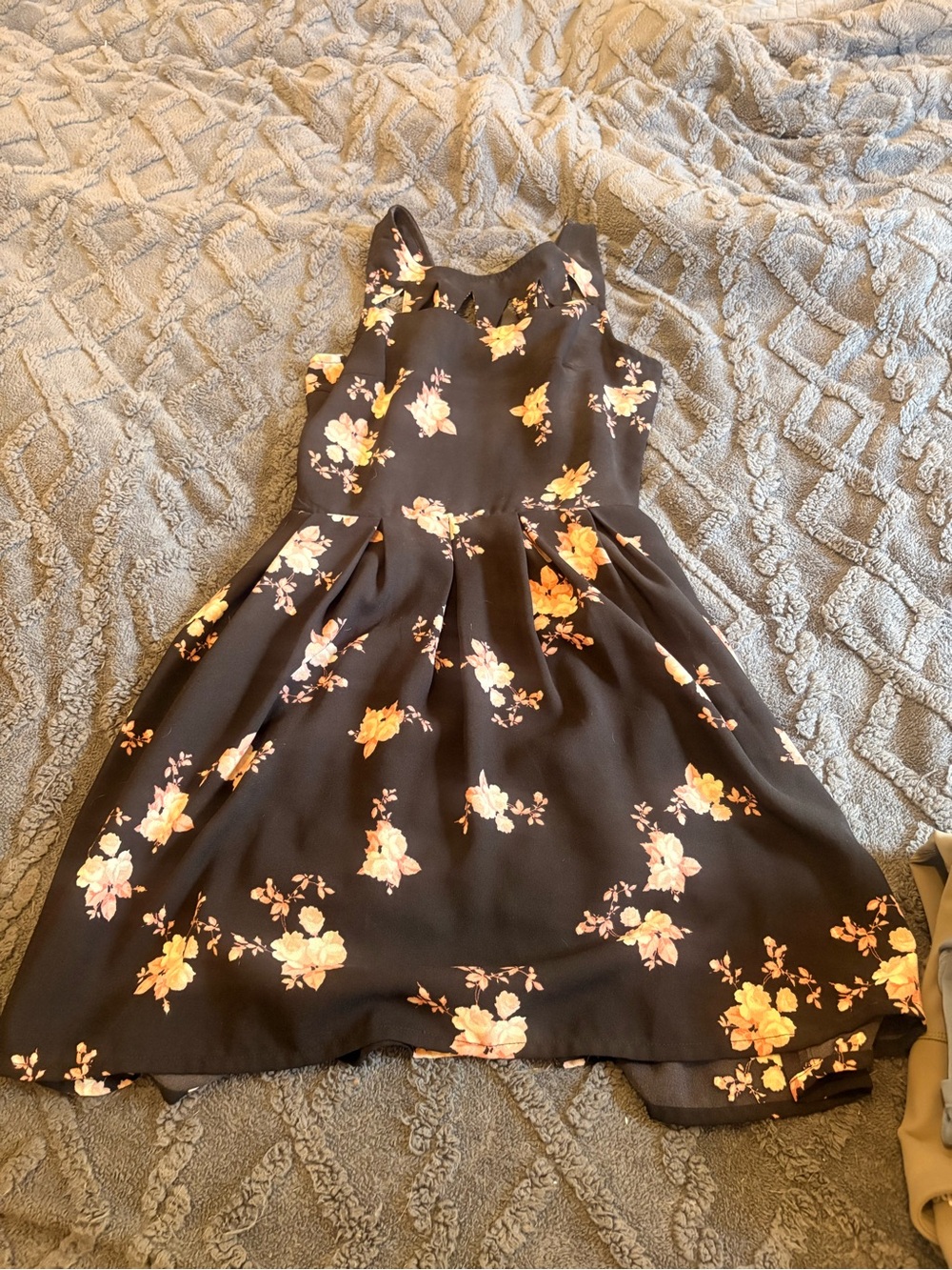 Floral empyre dress